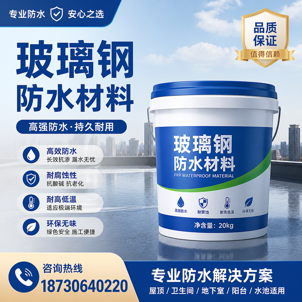 了解玻璃钢防水材料的市场趋势，黑河 企业不可不知